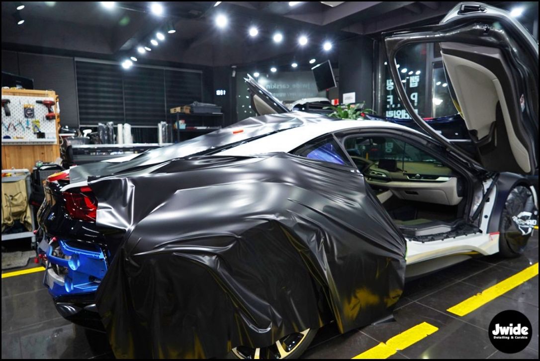 수원 영통구 / 사틴블랙 전체랩핑(에이버리) / BMW / i8