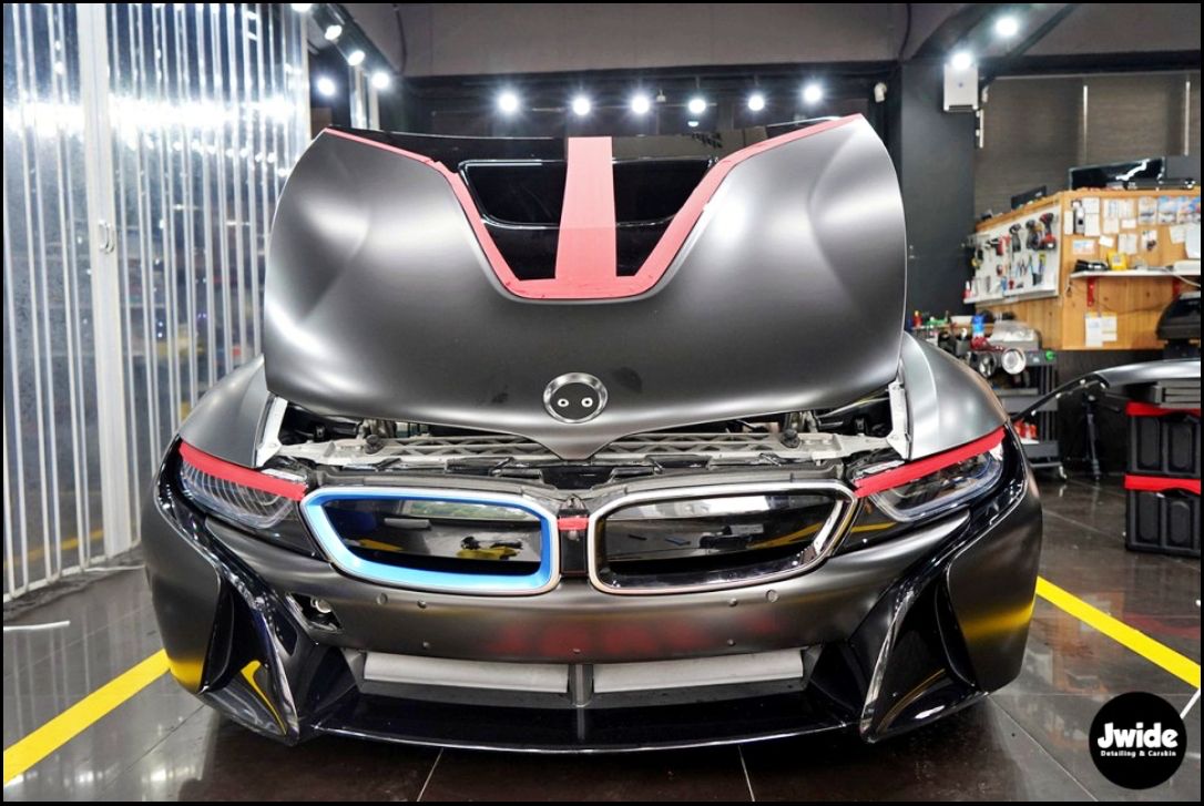 수원 영통구 / 사틴블랙 전체랩핑(에이버리) / BMW / i8