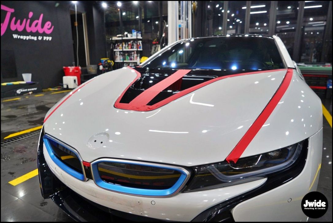 수원 영통구 / 사틴블랙 전체랩핑(에이버리) / BMW / i8