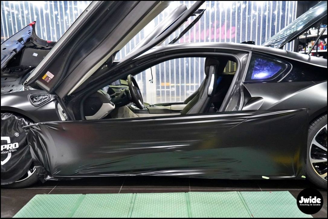 수원 영통구 / 사틴블랙 전체랩핑(에이버리) / BMW / i8