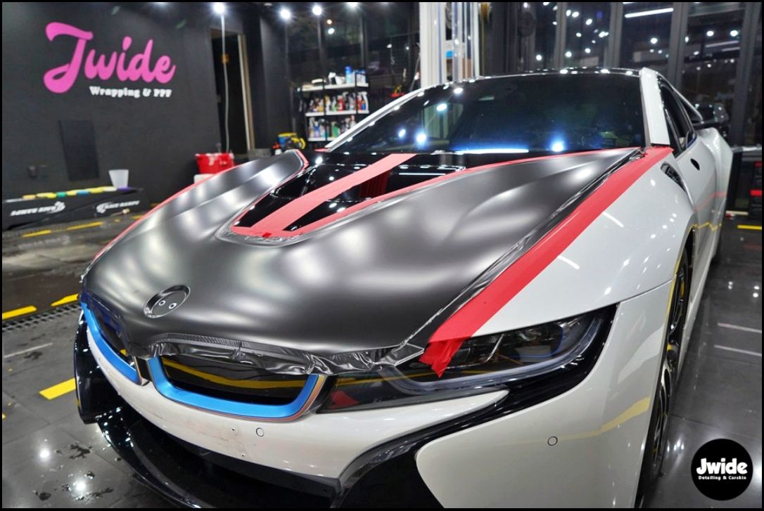 수원 영통구 / 사틴블랙 전체랩핑(에이버리) / BMW / i8