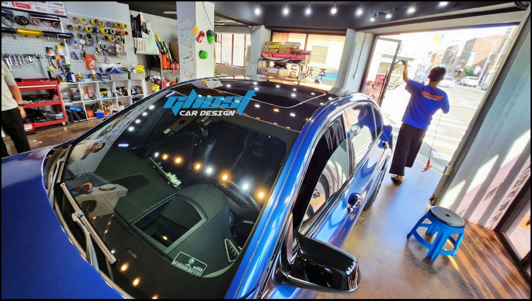 대구시 남구 / 유광 루프스킨 랩핑 / BMW / 7시리즈