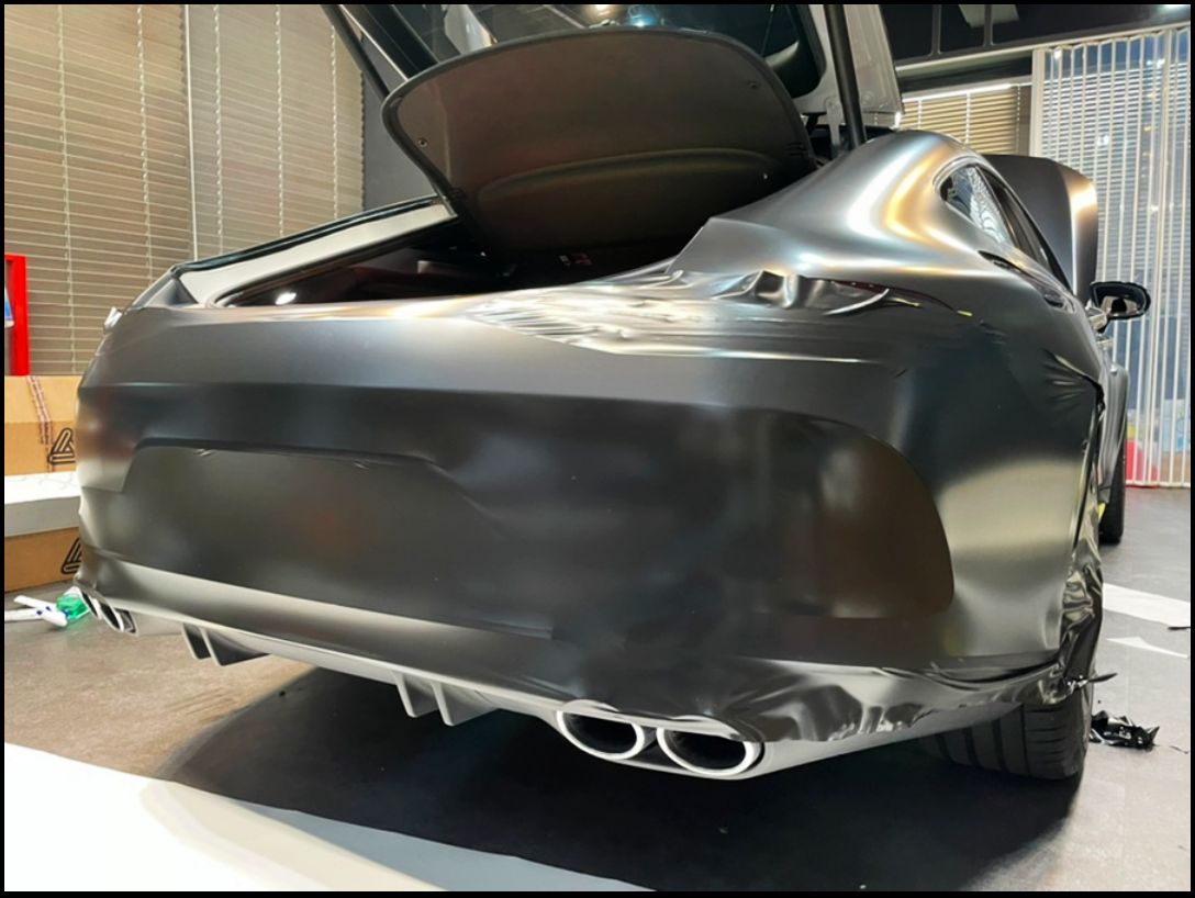 인천시 서구 / 전체랩핑 / 사틴블랙 컬러 / 벤츠 / AMG GT 43 4도