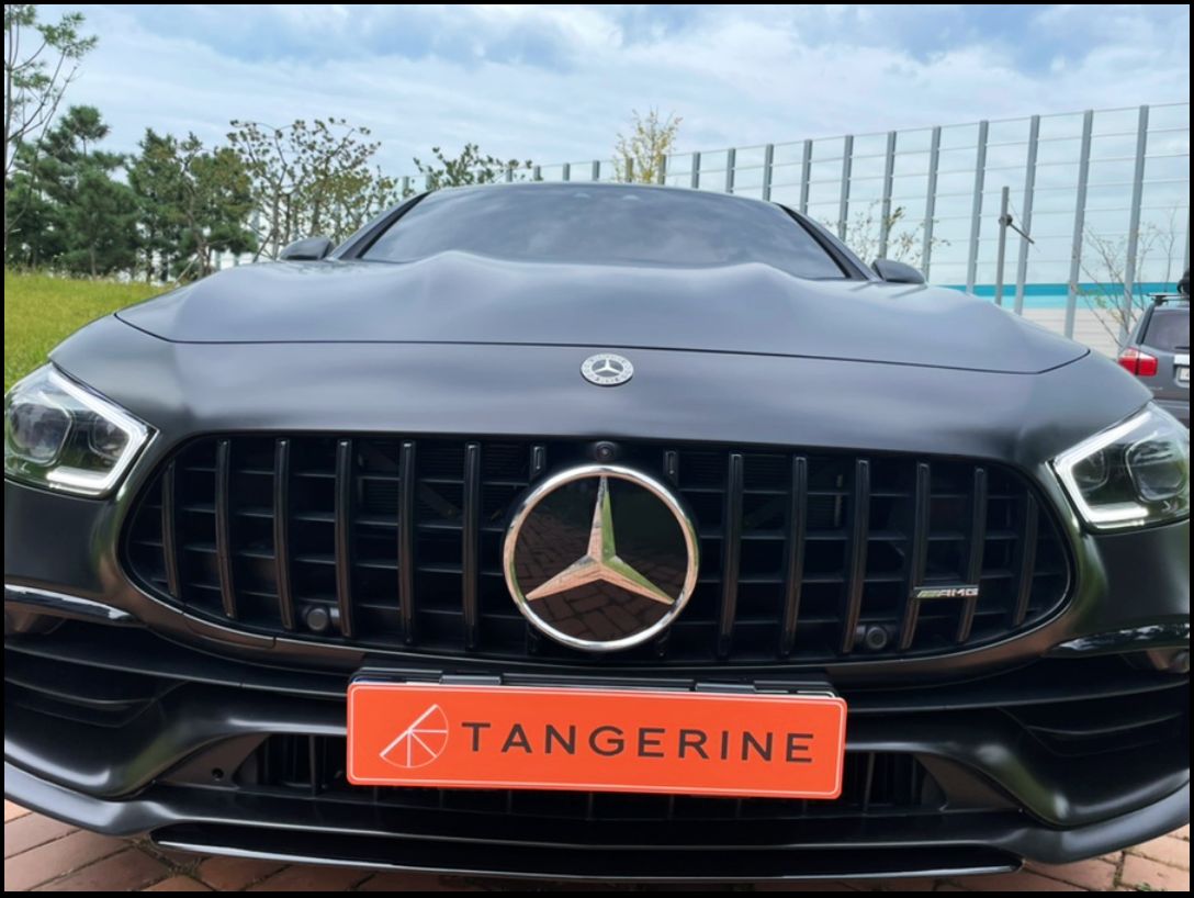 인천시 서구 / 전체랩핑 / 사틴블랙 컬러 / 벤츠 / AMG GT 43 4도