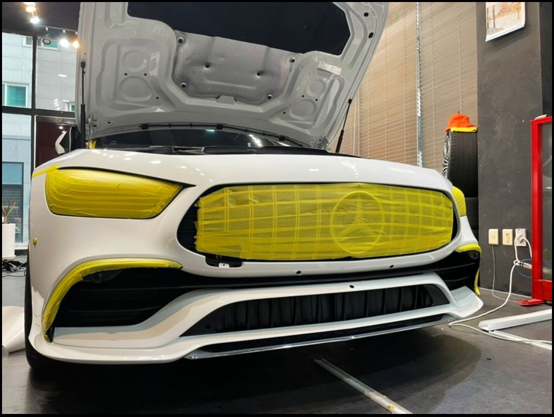 인천시 서구 / 전체랩핑 / 사틴블랙 컬러 / 벤츠 / AMG GT 43 4도
