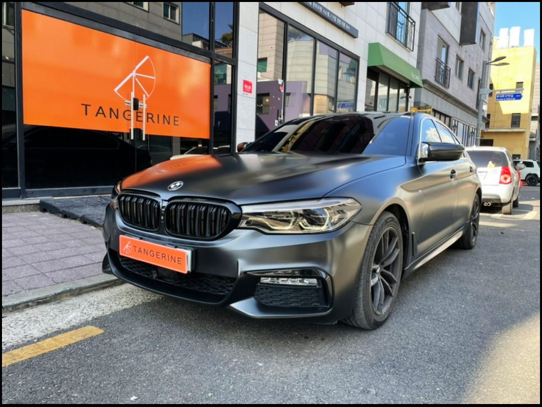 인천시 서구 / 전체랩핑 / 에이버리 사틴 블랙 컬러 / 라이트 스모그 ppf / BMW / 5시리즈 (G30) / 530d