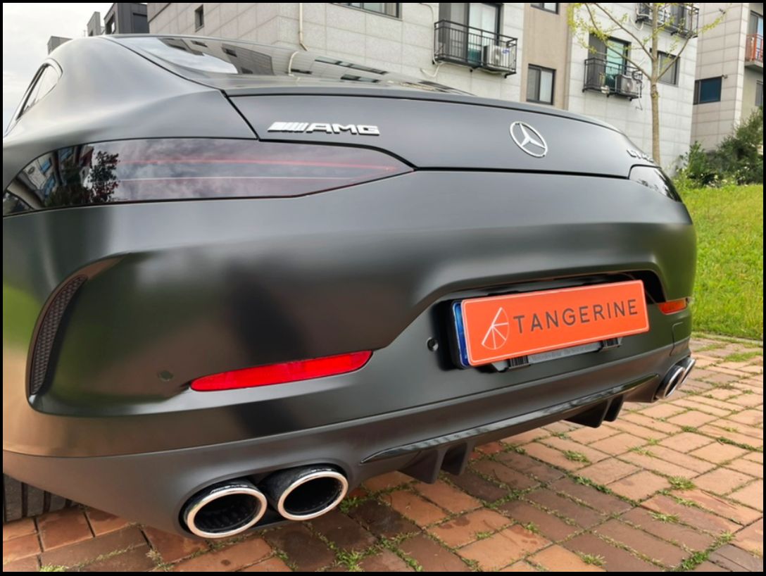 인천시 서구 / 전체랩핑 / 사틴블랙 컬러 / 벤츠 / AMG GT 43 4도