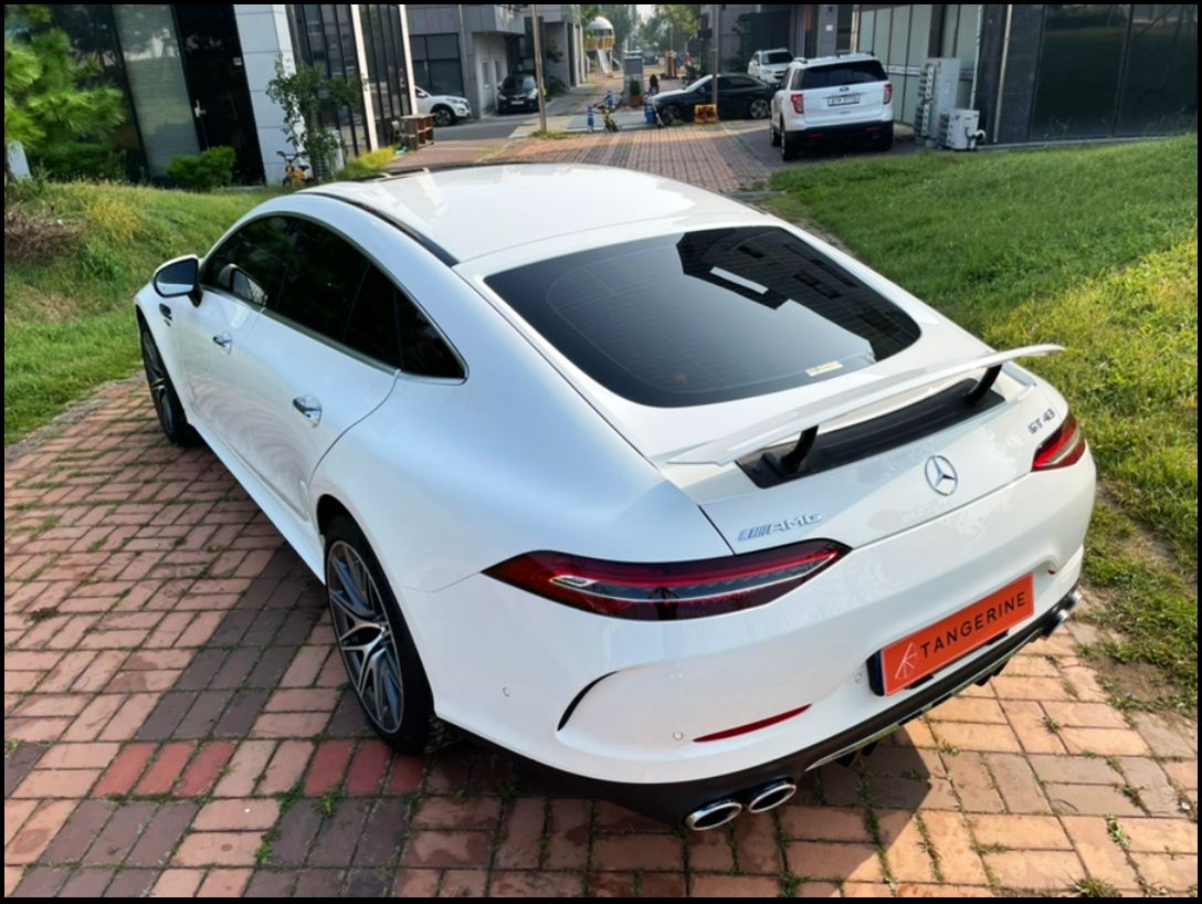 인천시 서구 / 전체랩핑 / 사틴블랙 컬러 / 벤츠 / AMG GT 43 4도
