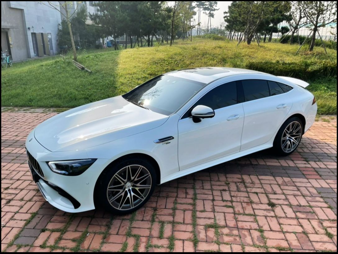 인천시 서구 / 전체랩핑 / 사틴블랙 컬러 / 벤츠 / AMG GT 43 4도