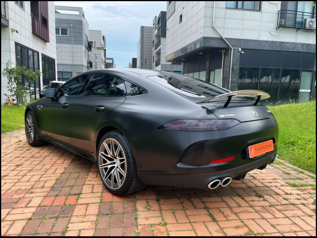인천시 서구 / 전체랩핑 / 사틴블랙 컬러 / 벤츠 / AMG GT 43 4도