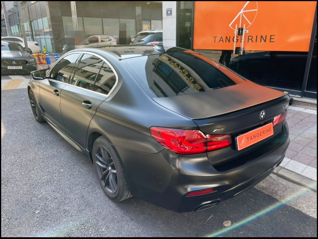 인천시 서구 / 전체랩핑 / 에이버리 사틴 블랙 컬러 / 라이트 스모그 ppf / BMW / 5시리즈 (G30) / 530d