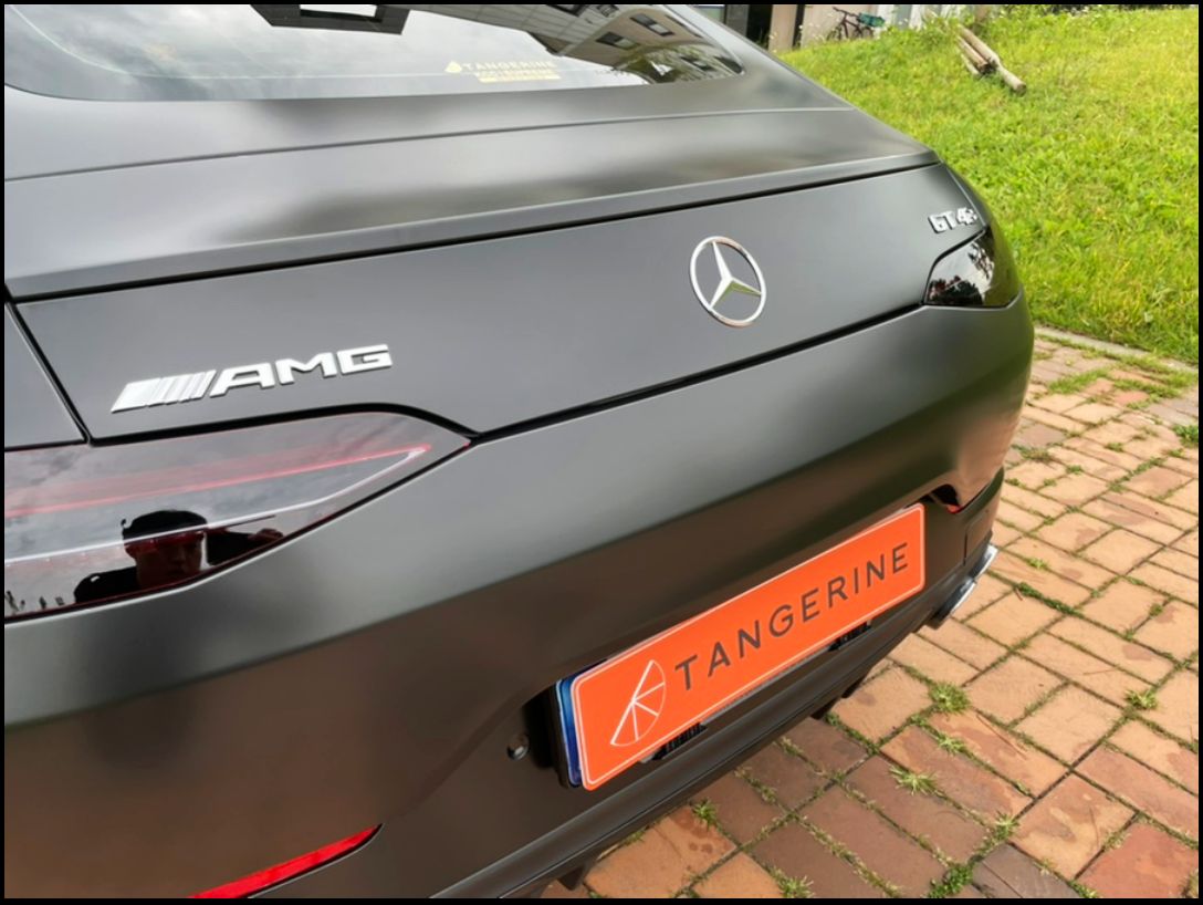 인천시 서구 / 전체랩핑 / 사틴블랙 컬러 / 벤츠 / AMG GT 43 4도