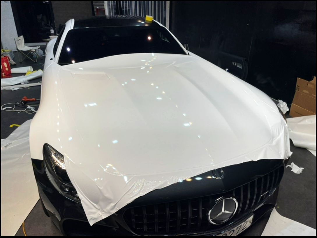 인천시 서구 / 전체랩핑 / 에이버리 유광화이트 / 벤츠 / AMG GT 63