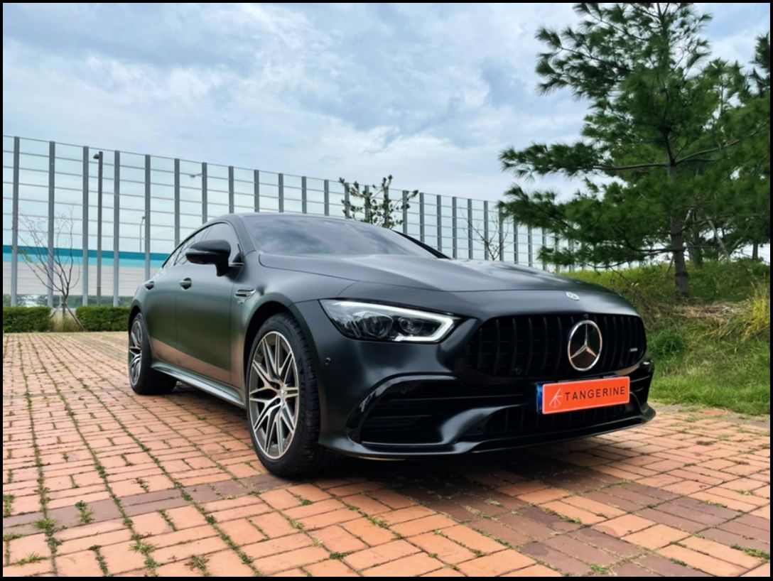 인천시 서구 / 전체랩핑 / 사틴블랙 컬러 / 벤츠 / AMG GT 43 4도
