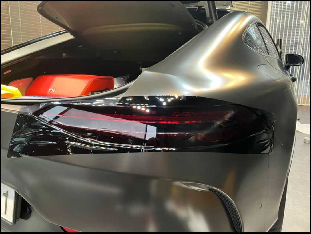 인천시 서구 / 전체랩핑 / 사틴블랙 컬러 / 벤츠 / AMG GT 43 4도