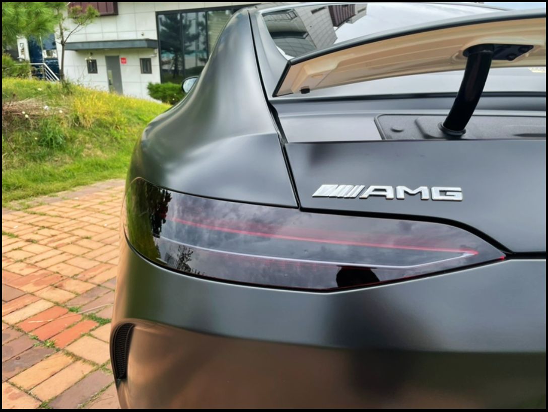 인천시 서구 / 전체랩핑 / 사틴블랙 컬러 / 벤츠 / AMG GT 43 4도