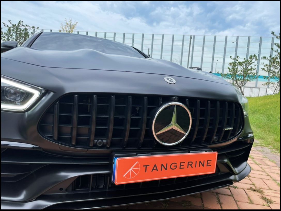 인천시 서구 / 전체랩핑 / 사틴블랙 컬러 / 벤츠 / AMG GT 43 4도