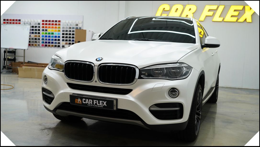 서울 강서구 / 전체랩핑 / 사틴펄화이트 컬러 / BMW / X6