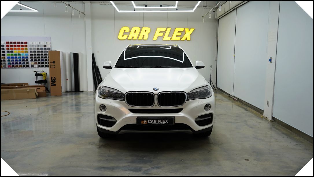 서울 강서구 / 전체랩핑 / 사틴펄화이트 컬러 / BMW / X6