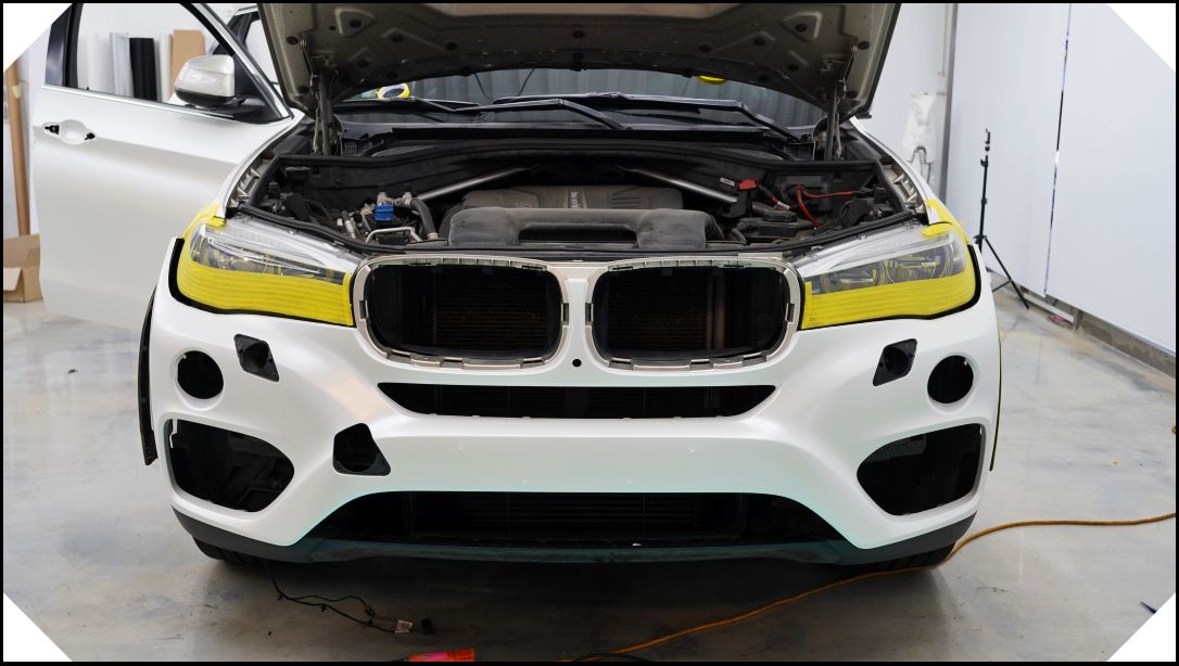 서울 강서구 / 전체랩핑 / 사틴펄화이트 컬러 / BMW / X6