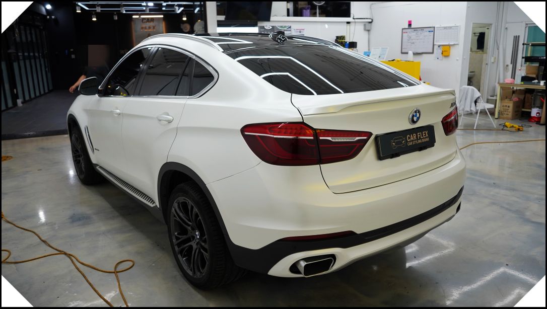 서울 강서구 / 전체랩핑 / 사틴펄화이트 컬러 / BMW / X6