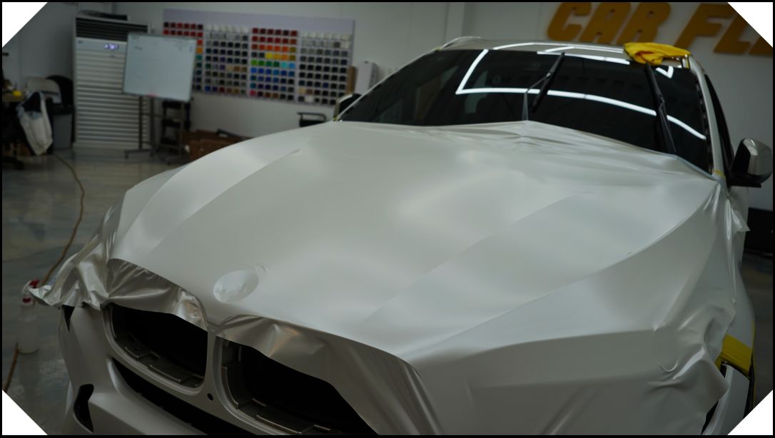 서울 강서구 / 전체랩핑 / 사틴펄화이트 컬러 / BMW / X6
