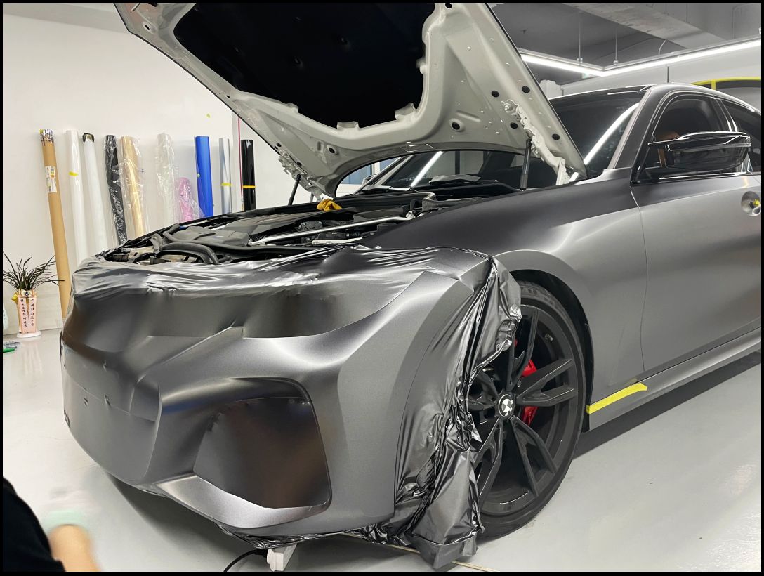 화성 향남읍 / 전체랩핑 / 사틴다크그레이 컬러 / BMW / 3시리즈 / m340i
