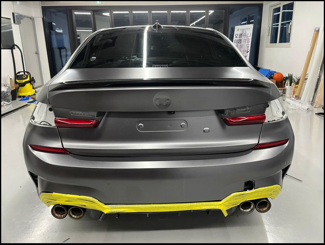 화성 향남읍 / 전체랩핑 / 사틴다크그레이 컬러 / BMW / 3시리즈 / m340i