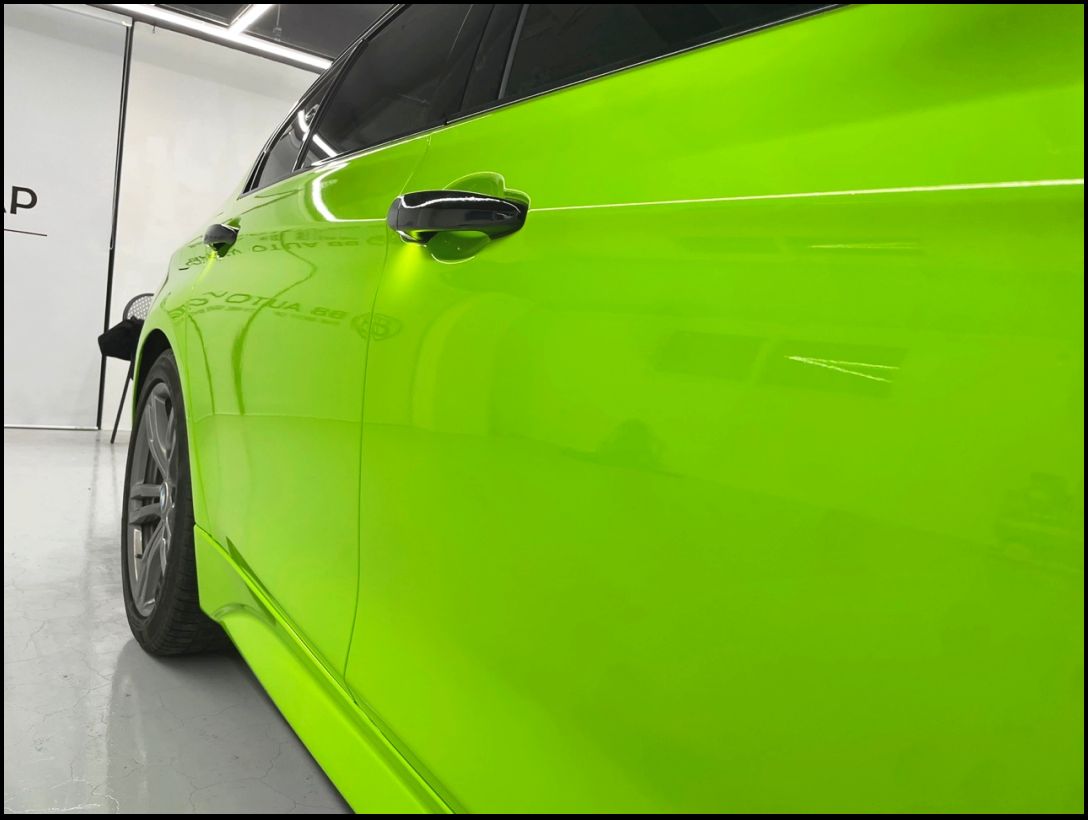 화성 향남읍 / 전체랩핑 / 3M 2080 / 글로스 라이트 그린 컬러 / BMW / 3시리즈 / 320d