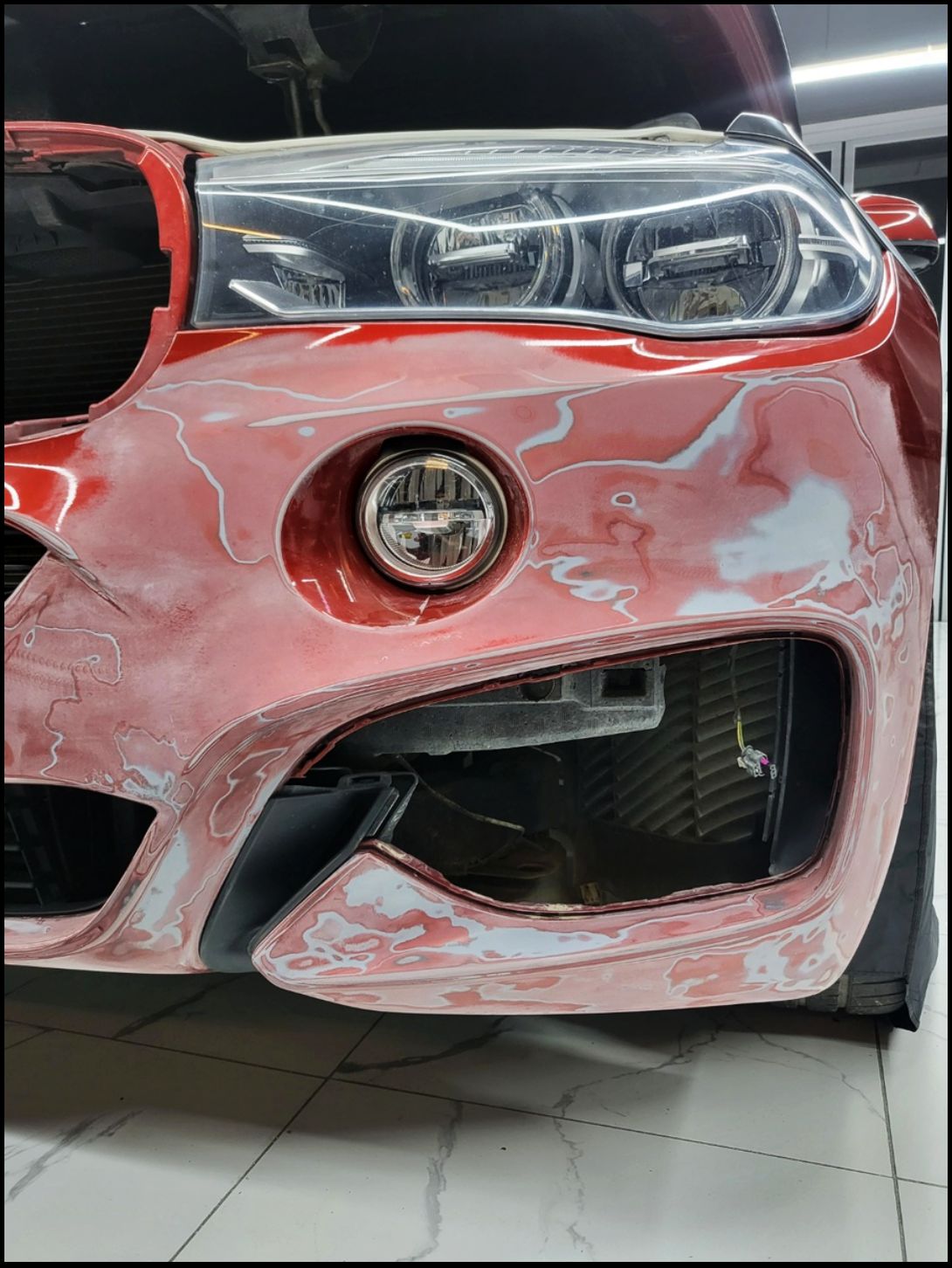 수원 권선구 / 전체랩핑 / 사틴블랙 컬러 / BMW / X6
