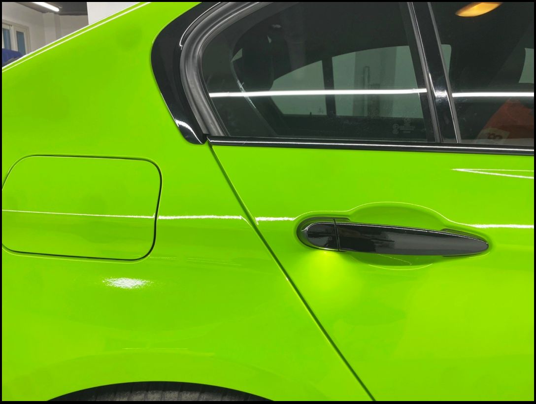 화성 향남읍 / 전체랩핑 / 3M 2080 / 글로스 라이트 그린 컬러 / BMW / 3시리즈 / 320d