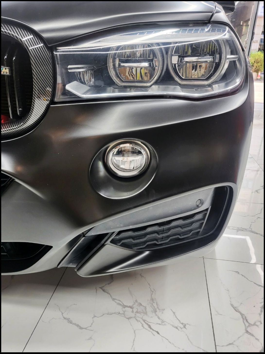 수원 권선구 / 전체랩핑 / 사틴블랙 컬러 / BMW / X6