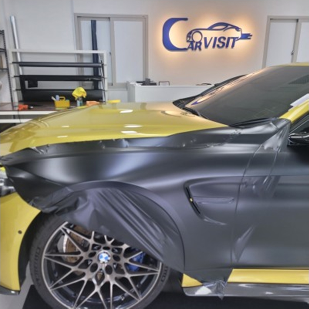 하남 / 전체 랩핑 (사틴 블랙) / BMW / M4