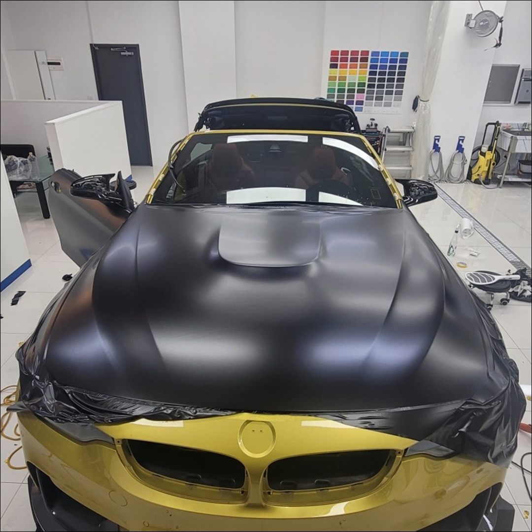 하남 / 전체 랩핑 (사틴 블랙) / BMW / M4