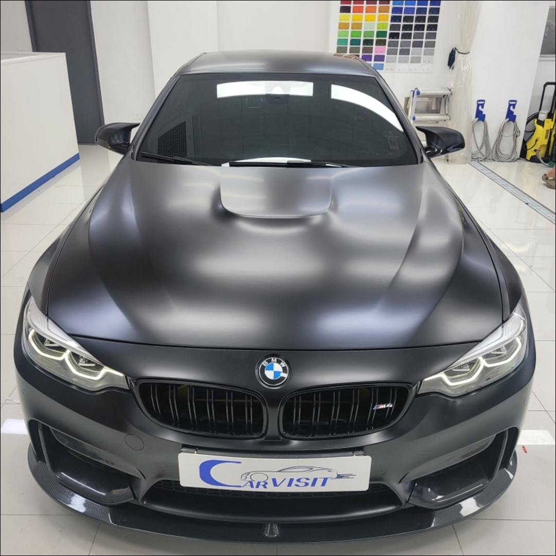 하남 / 전체 랩핑 (사틴 블랙) / BMW / M4