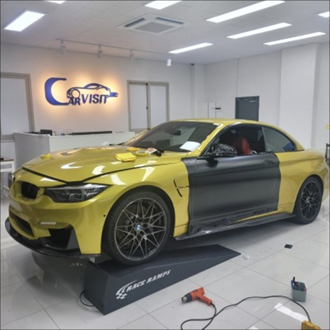 하남 / 전체 랩핑 (사틴 블랙) / BMW / M4