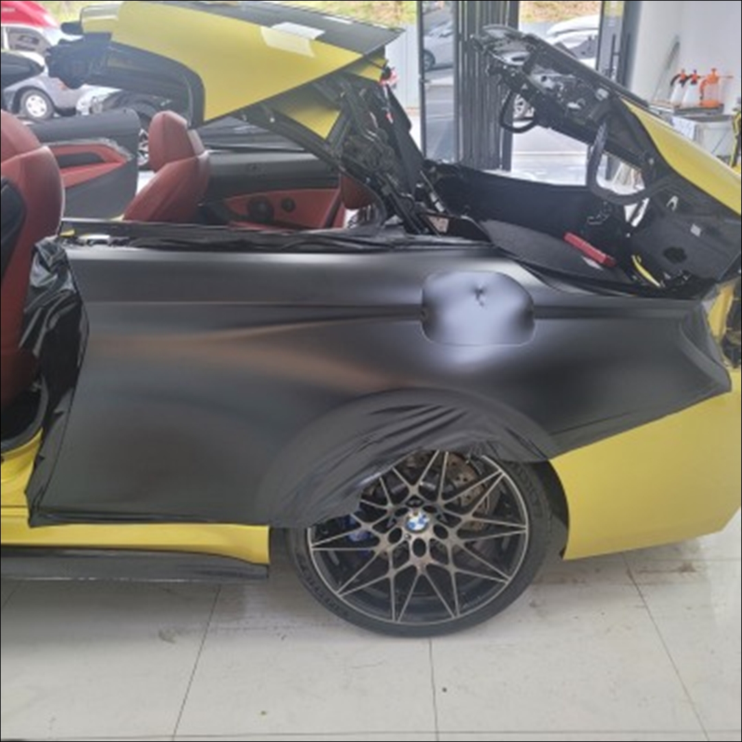 하남 / 전체 랩핑 (사틴 블랙) / BMW / M4