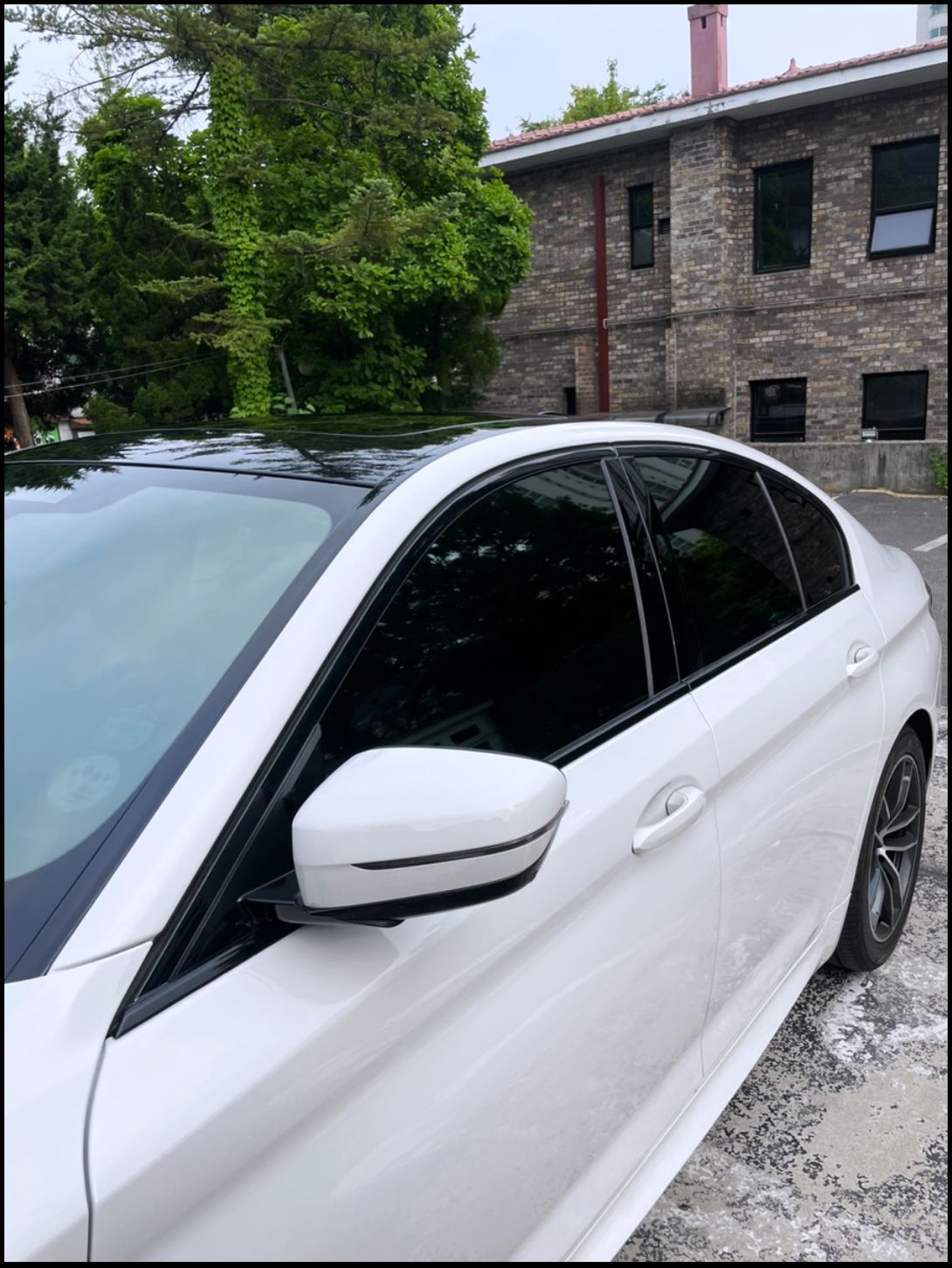 성남 판교 분당구 / 블랙PPF루프스킨, 크롬죽이기 랩핑 / BMW / 5시리즈 (G30)