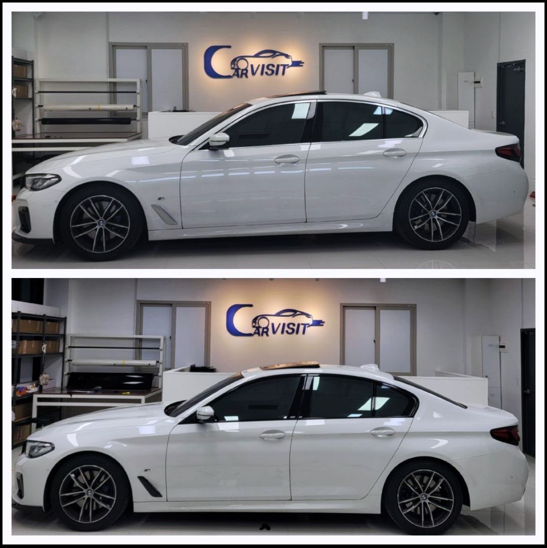 하남 / 크롬죽이기 랩핑 (유광 블랙) / BMW / 5시리즈