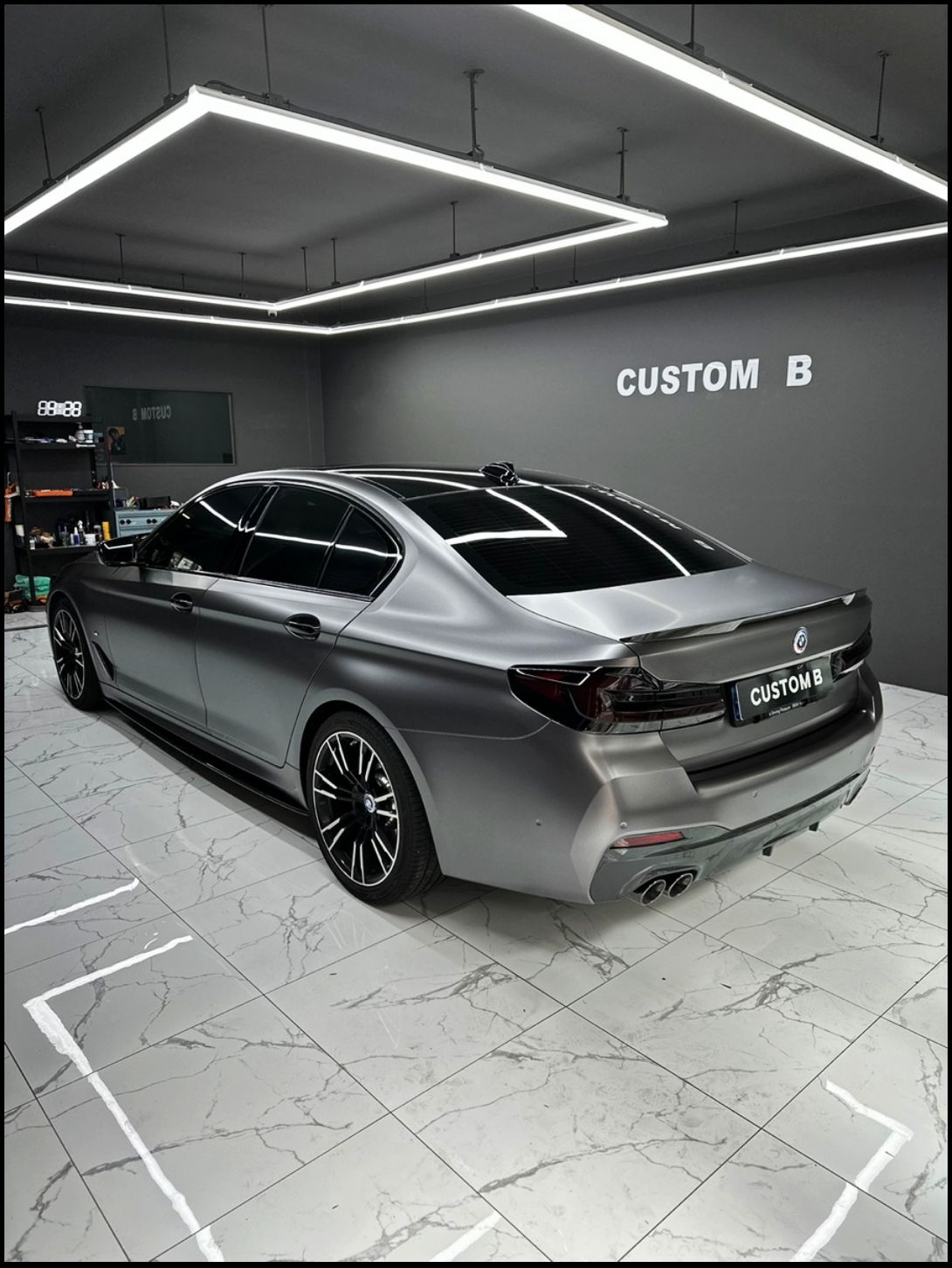 수원 권선구 / 사틴다크그레이 랩핑 / BMW / 5시리즈