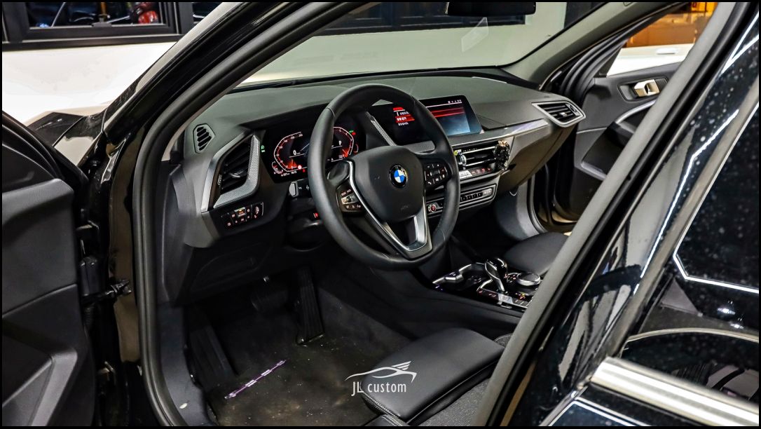 하남 초이로 / 핸들커스텀/염색 / 핸들 열선 / 워크인 스위치 / BMW / 1시리즈
