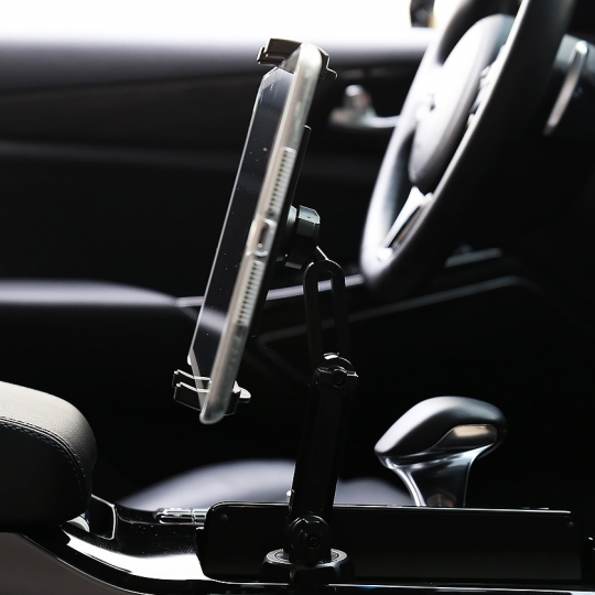 발상 차량용 태블릿 거치대 자동차 컵홀더 고정형 아이패드 갤럭시탭 Z 폴드3 스마트폰