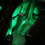 오토크루 차량용 LED 엠비언트 무드등램프 소리반응 풋등
