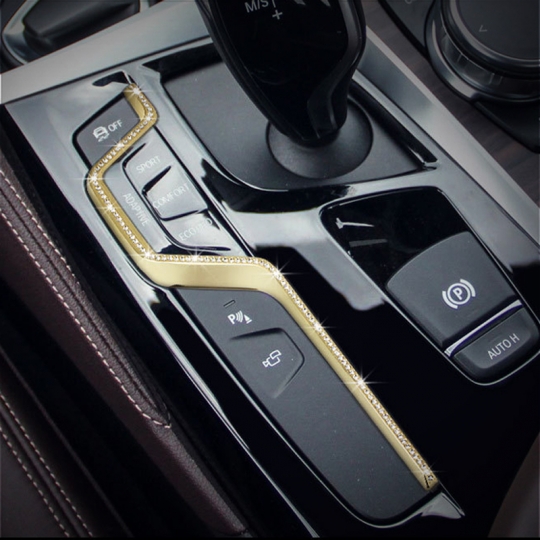 BMW 5시리즈 G30 주행모드 버튼 테두리 커버-크리스탈 큐빅