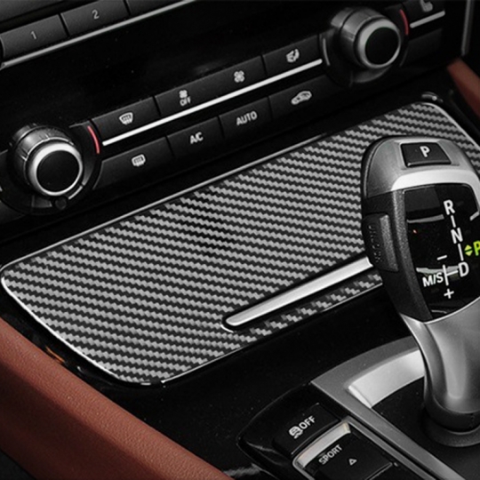 BMW 5GT F07 컵 홀더 커버-리얼카본