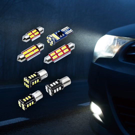 엑셀라이트 코나전용 LED 차량용 실내등 번호판 글로브박스 트렁크등 세트상품