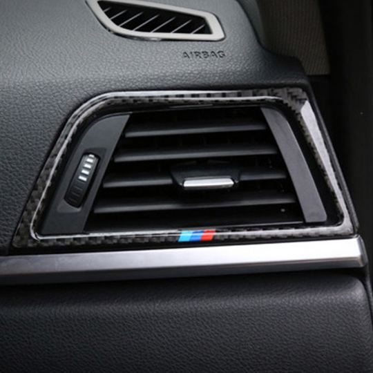 BMW 3시리즈 F30 M스타일 사이드 에어컨 테두리 프레임-리얼카본