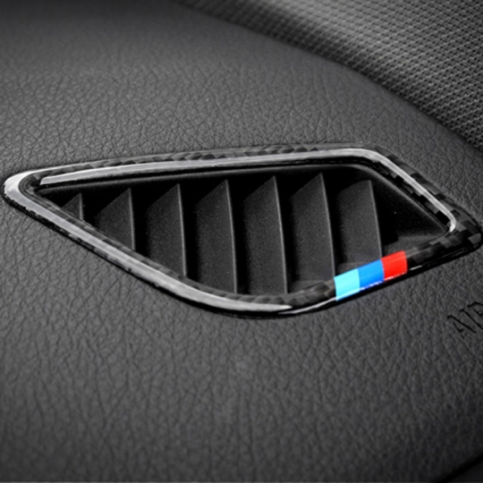 BMW 3시리즈 F30 M스타일 대쉬보드 사이드 에어컨 커버 몰딩-리얼카본
