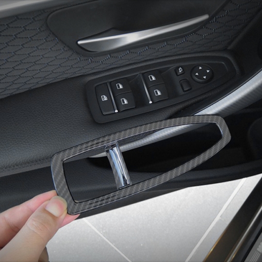 BMW 3시리즈 F30 윈도우 조절부/트렁크 열림 버튼부 커버-카본 수전사 1SET(5pcs)