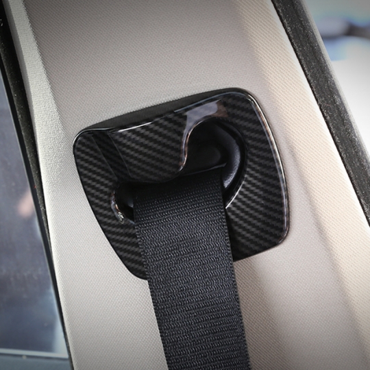 BMW 5시리즈 F10 앞좌석 안전벨트 커버 몰딩-카본 수전사